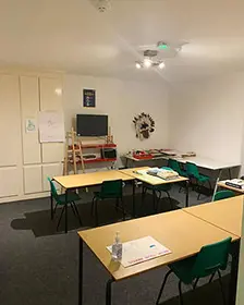 Light and spacious art studio with inspirational views of the Somerset levels